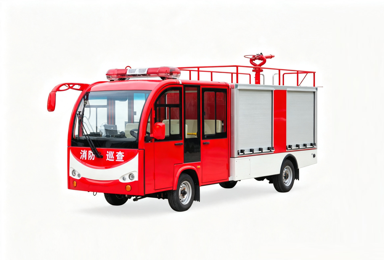 2吨双排5座电动消防车